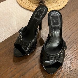 Christian Dior Black Heels